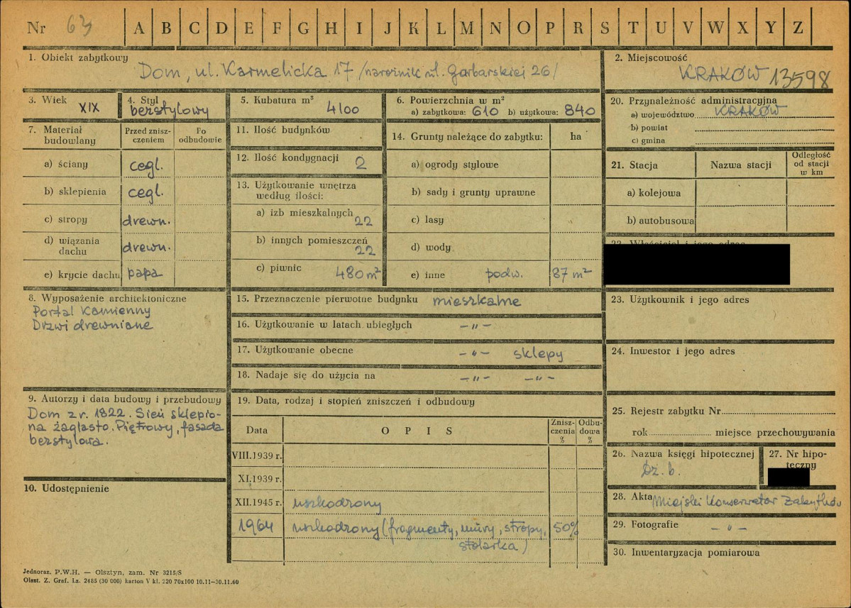 KZ - Karta zielona, skan nr 1