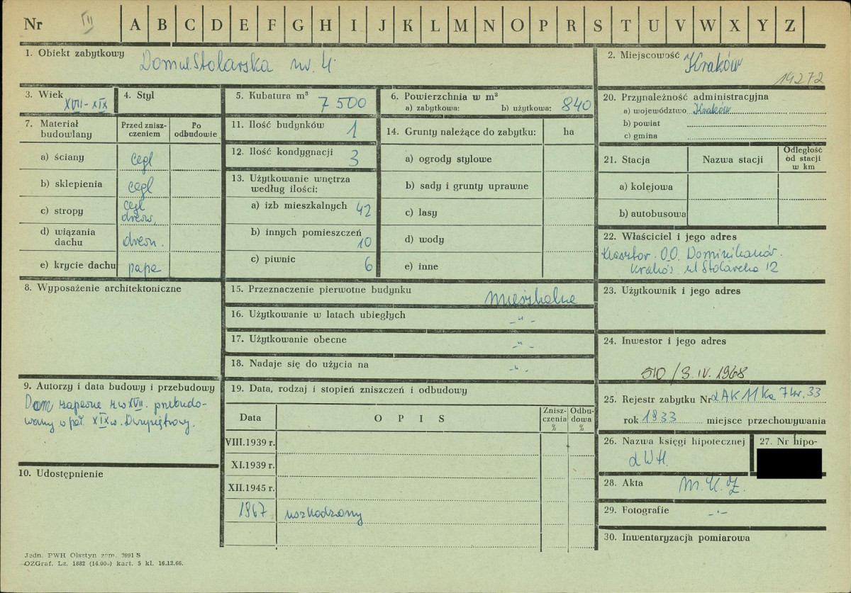 KZ - Karta zielona, skan nr 1