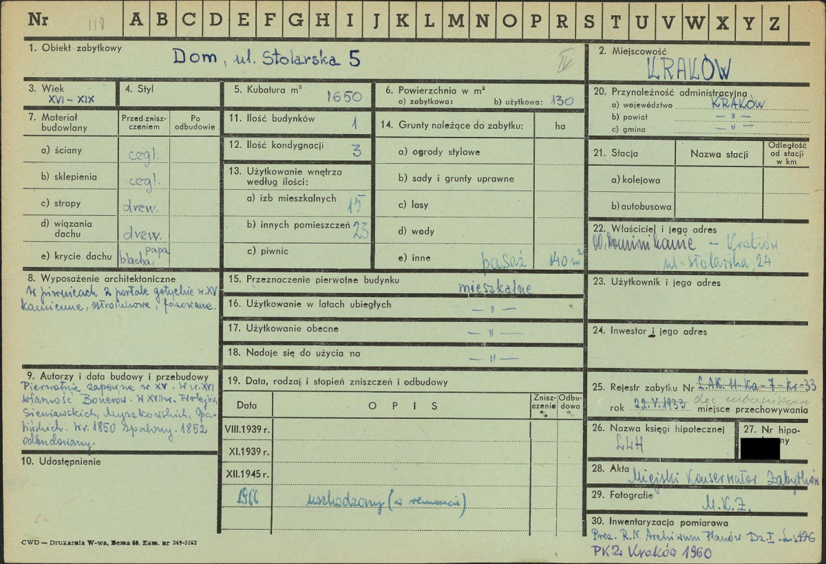 KZ - Karta zielona, skan nr 1