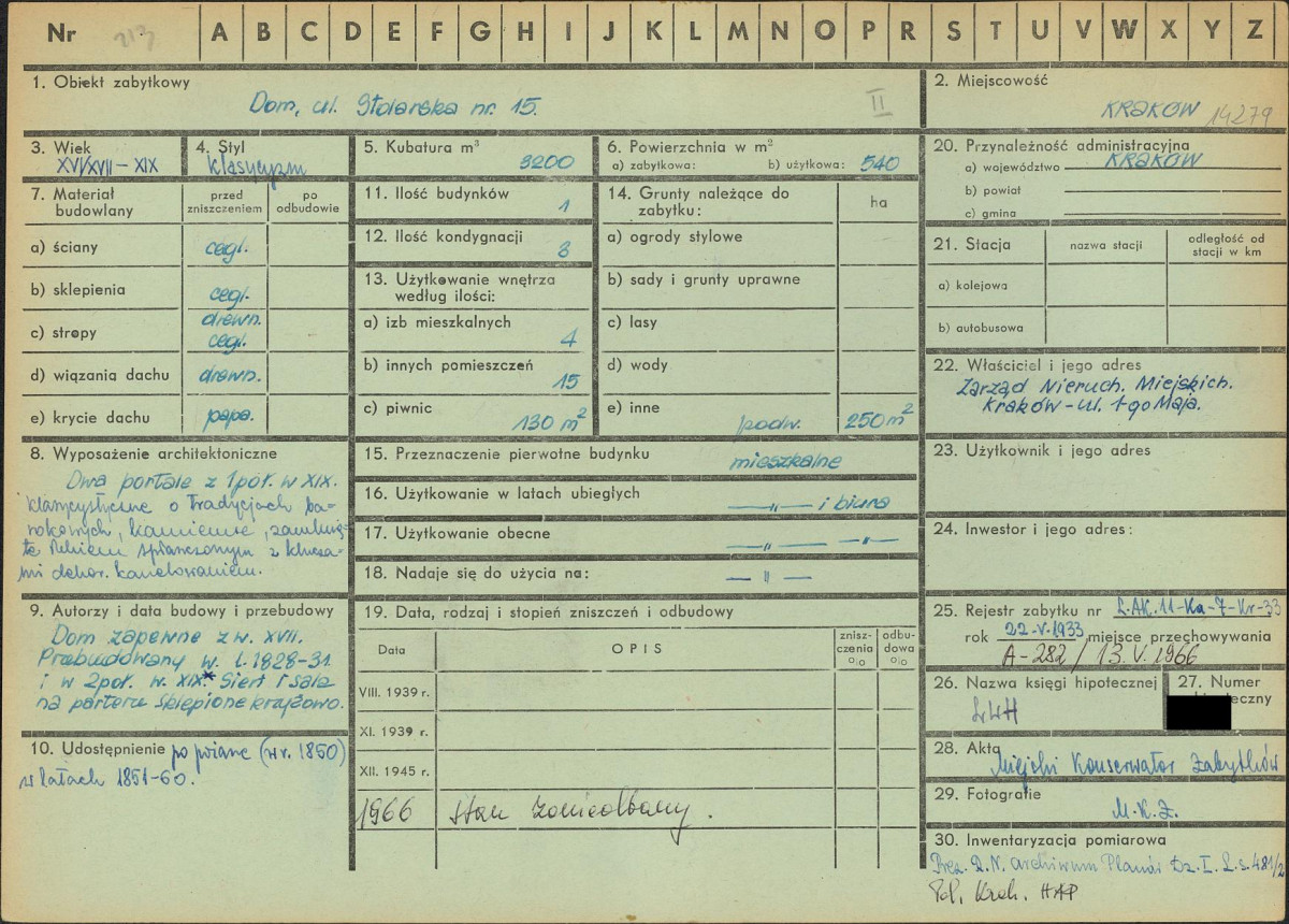 KZ - Karta zielona, skan nr 1