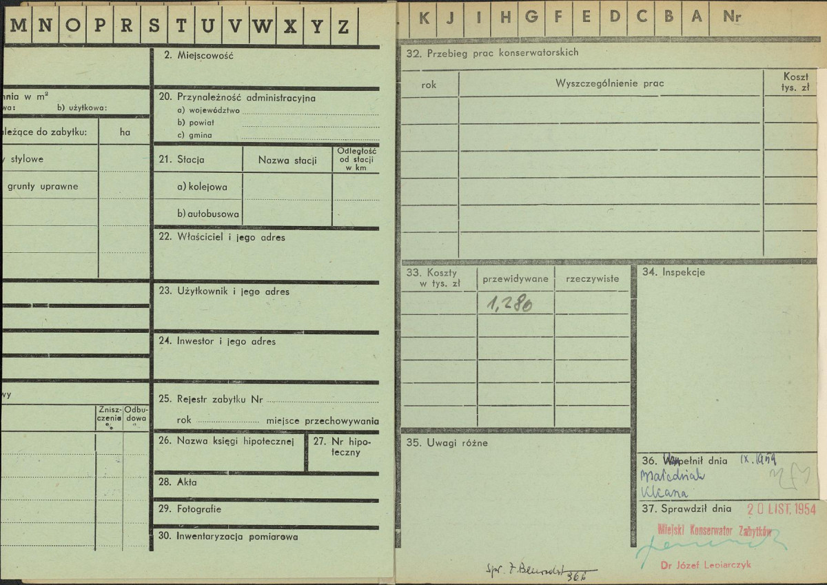 KZ - Karta zielona, skan nr 3