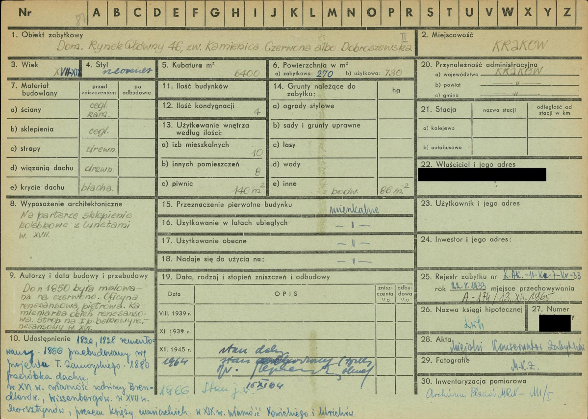 KZ - Karta zielona, skan nr 1