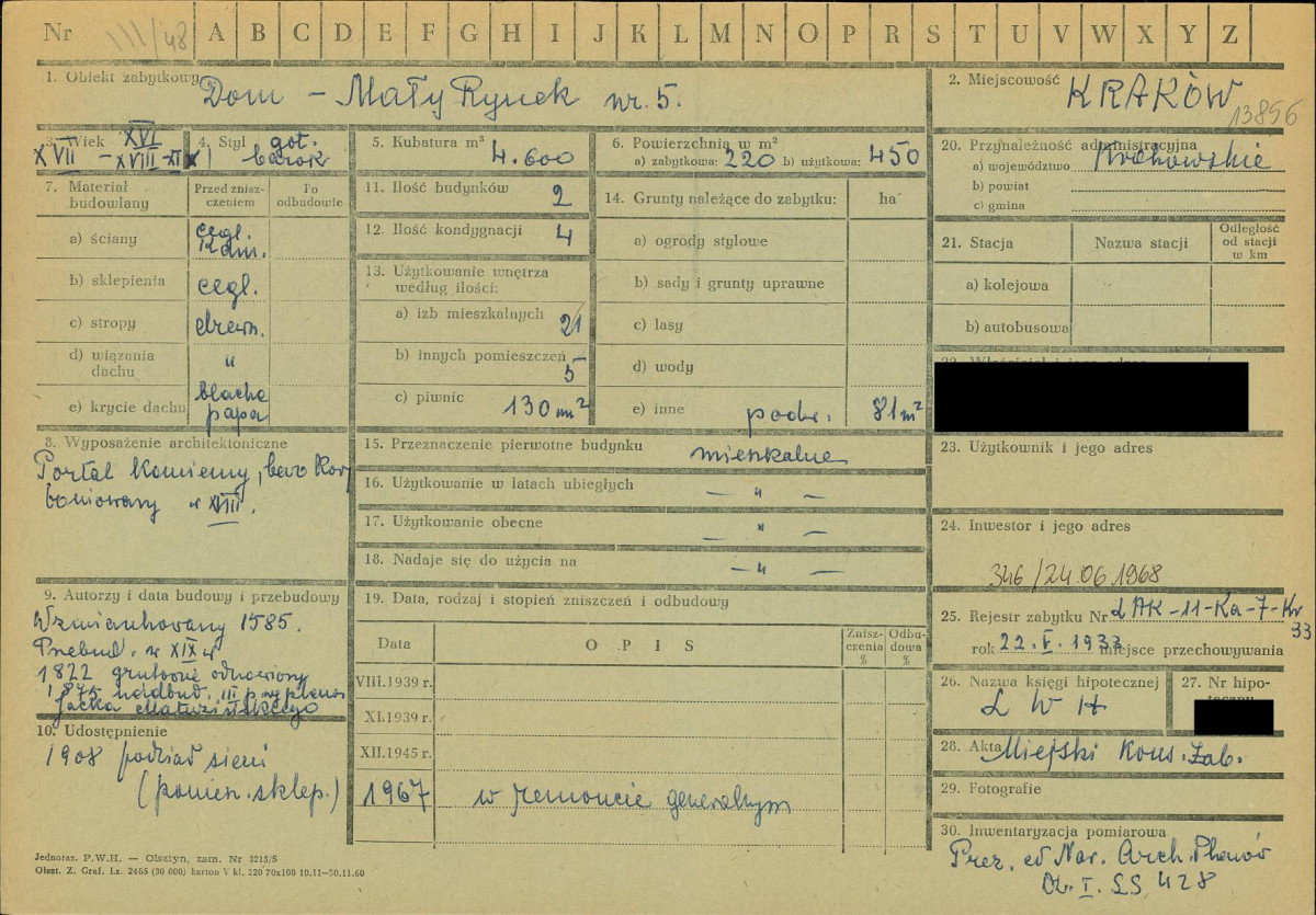 KZ - Karta zielona, skan nr 1