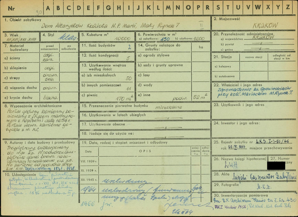 KZ - Karta zielona, skan nr 1