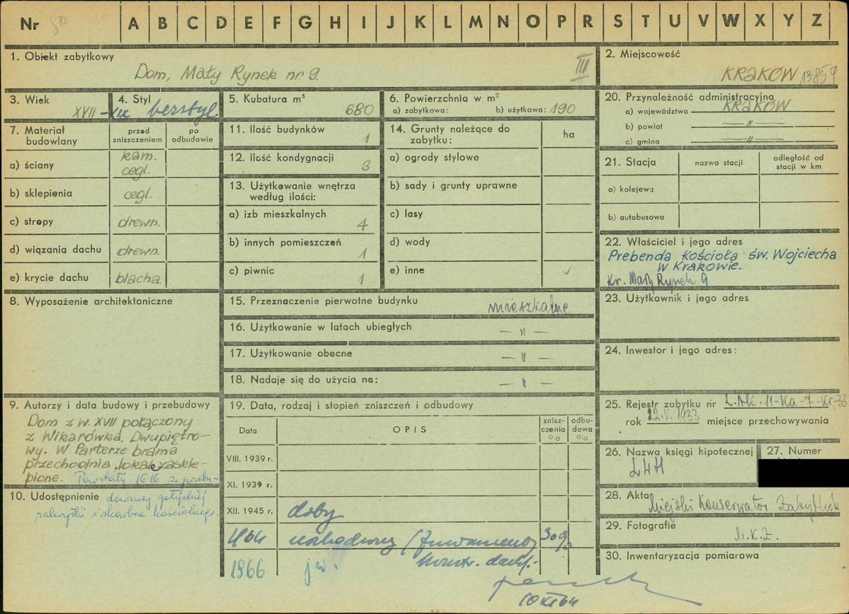 KZ - Karta zielona, skan nr 1