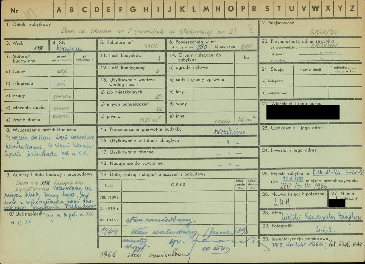 KZ - Karta zielona, skan nr 1