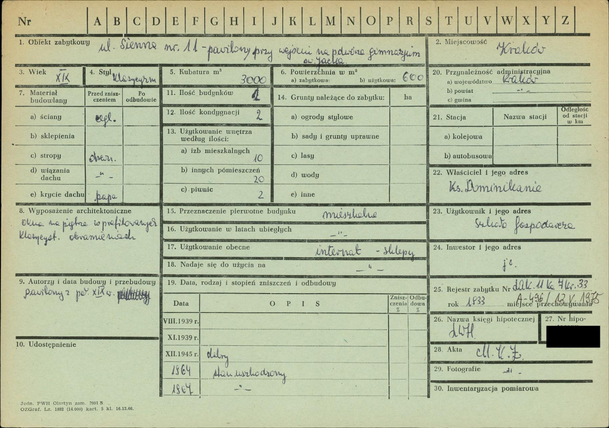 KZ - Karta zielona, skan nr 1