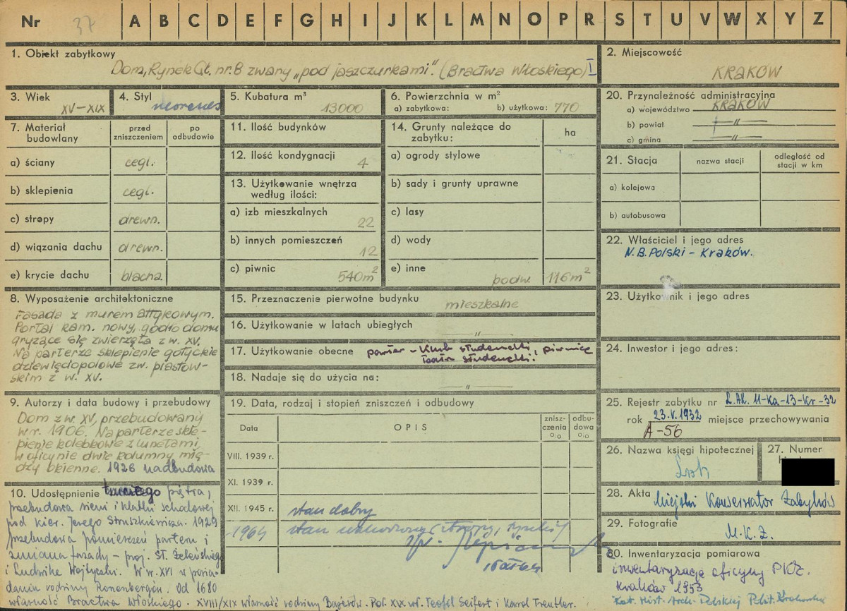 KZ - Karta zielona, skan nr 1