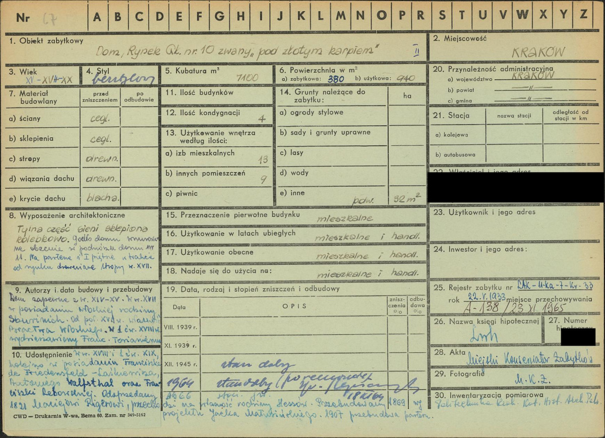 KZ - Karta zielona, skan nr 1