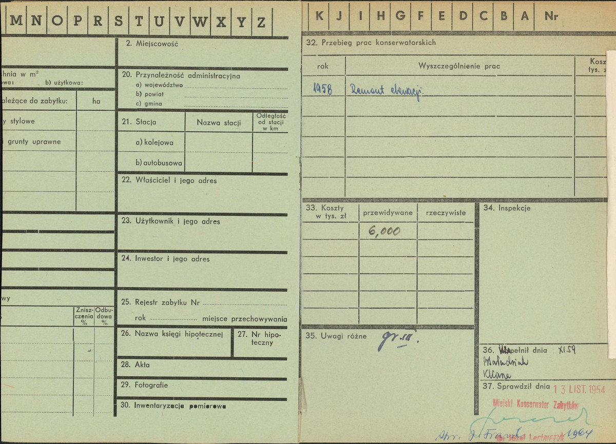 KZ - Karta zielona, skan nr 4