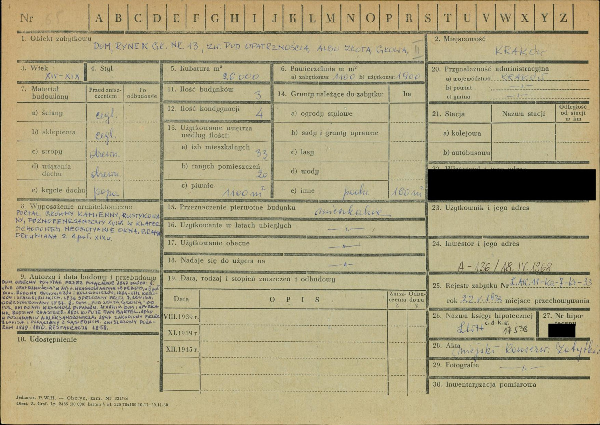 KZ - Karta zielona, skan nr 1