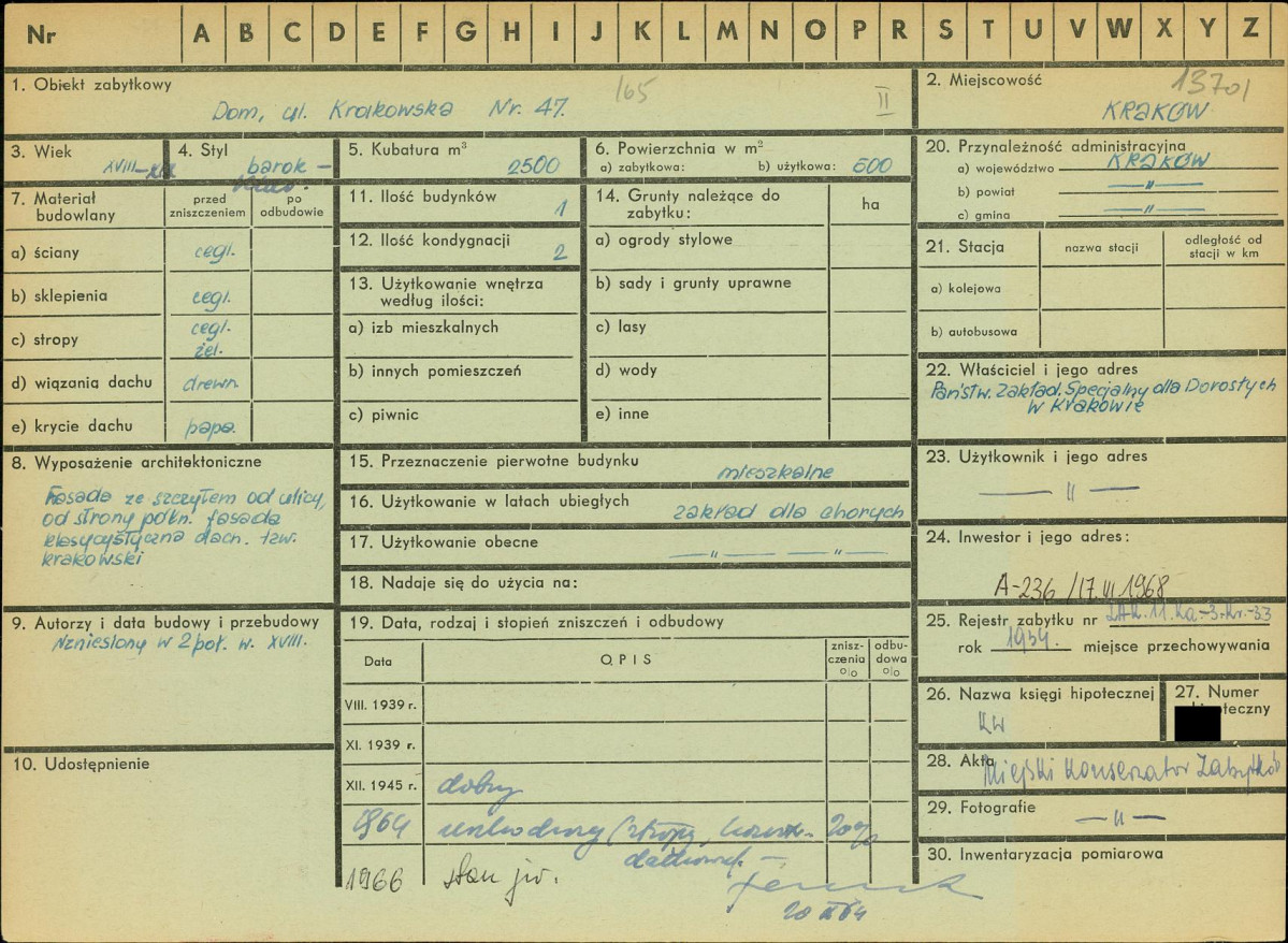 KZ - Karta zielona, skan nr 1
