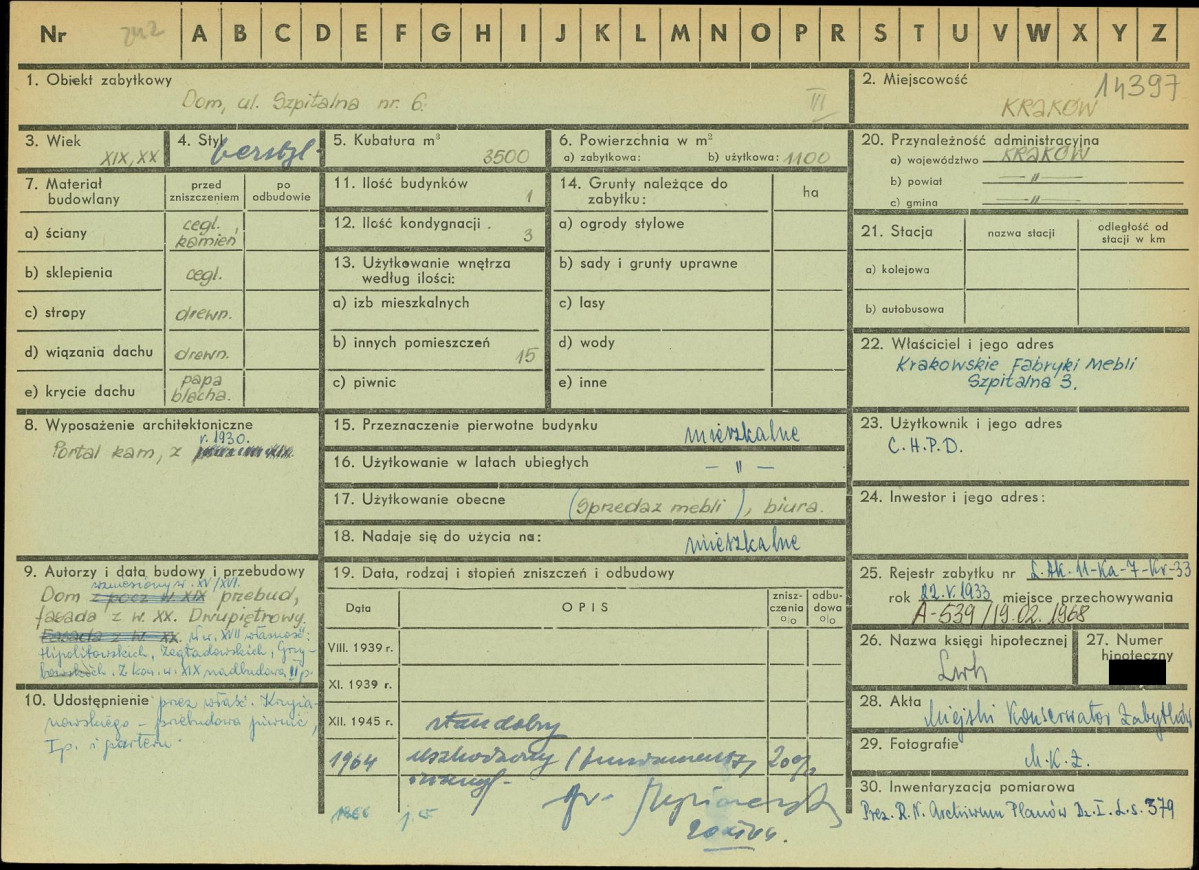 KZ - Karta zielona, skan nr 1