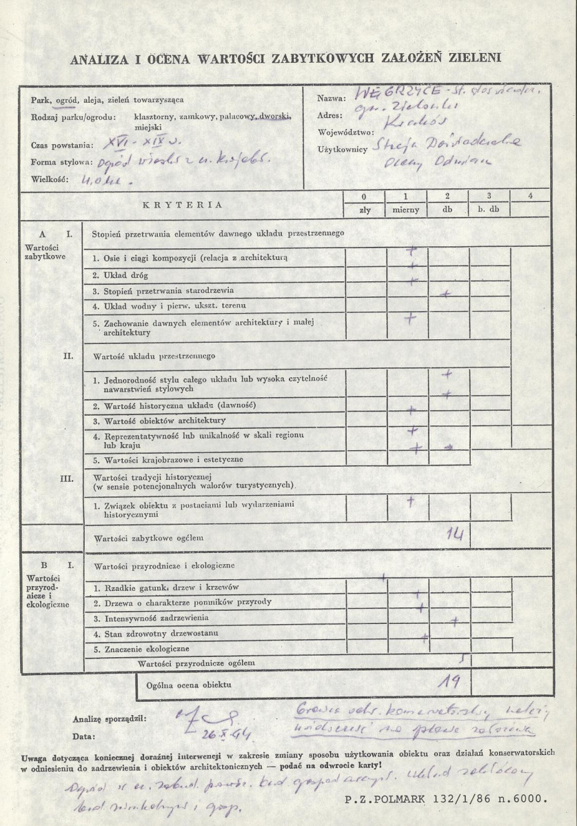 Ewidencja parkowa, skan nr 2