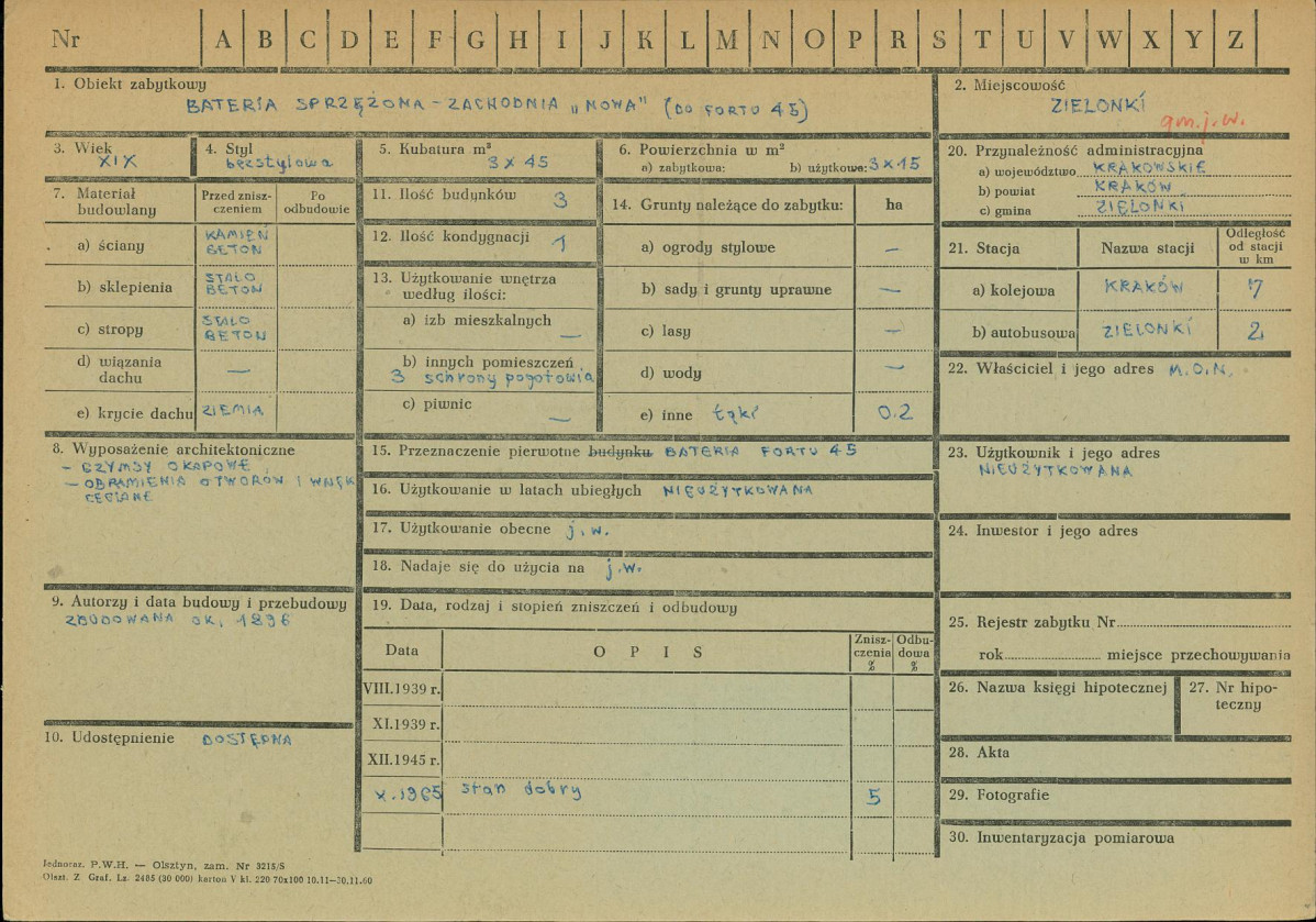 Karta zielona, skan nr 1