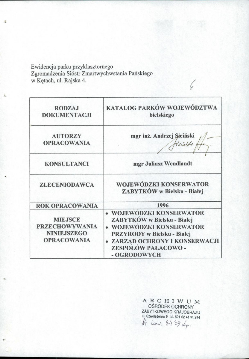 Ewidencja parkowa, skan nr 4