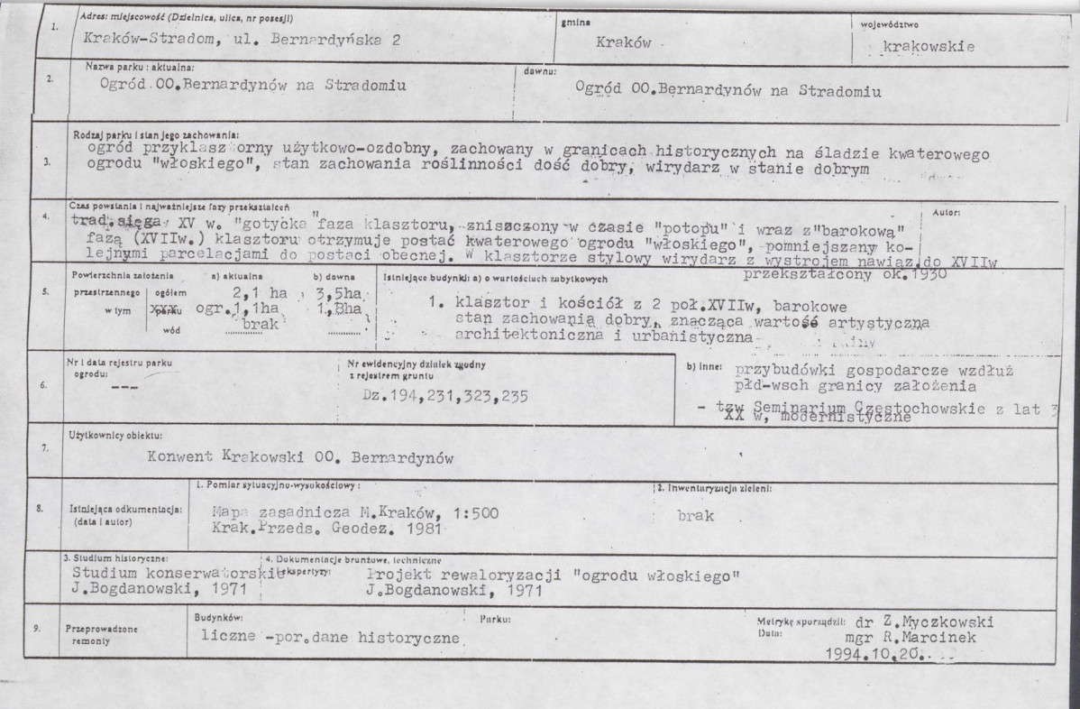 Ewidencja parkowa, skan nr 5