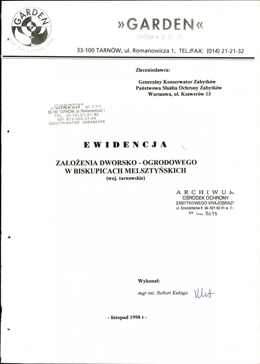 EP - Ewidencja parkowa, skan nr 4