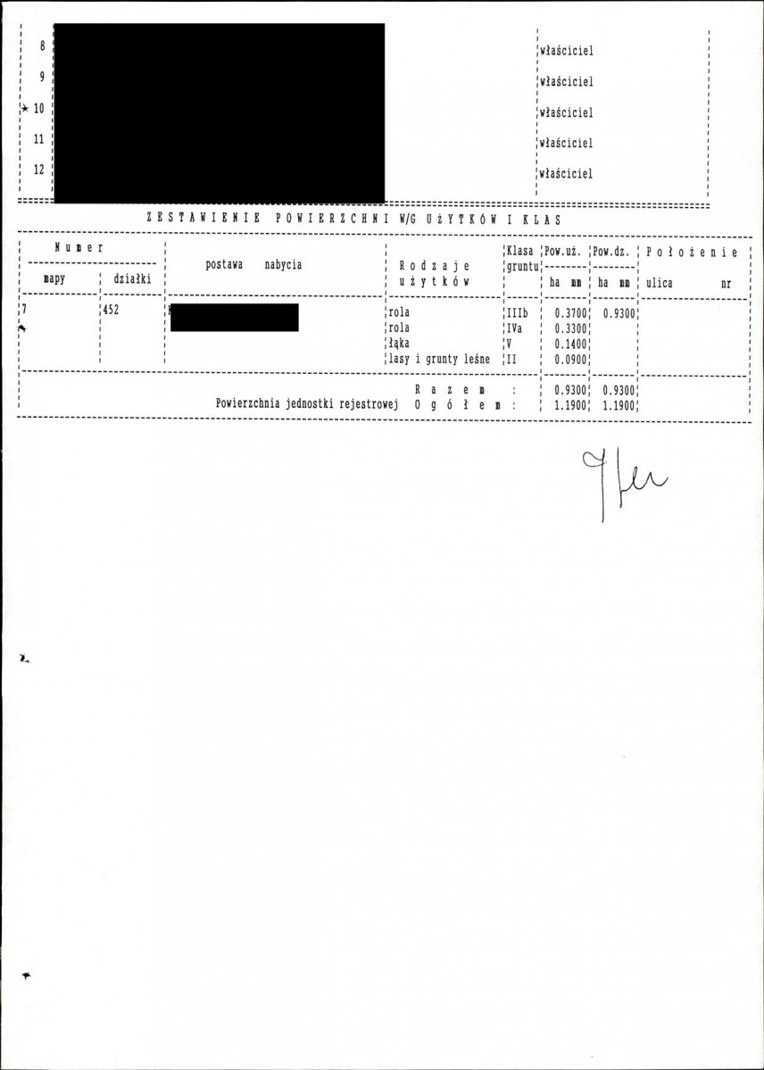 EP - Ewidencja parkowa, skan nr 32