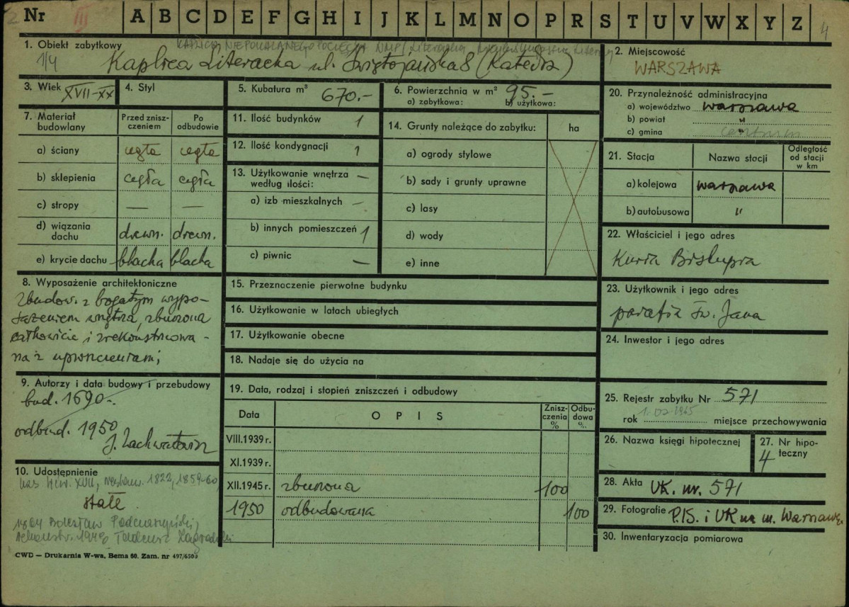 Karta zielona, skan nr 1