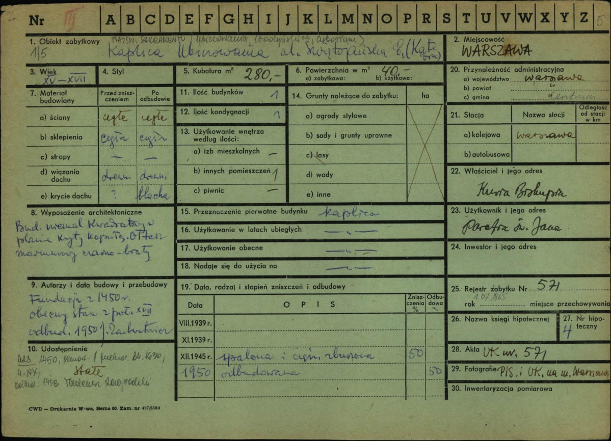 Karta zielona, skan nr 1