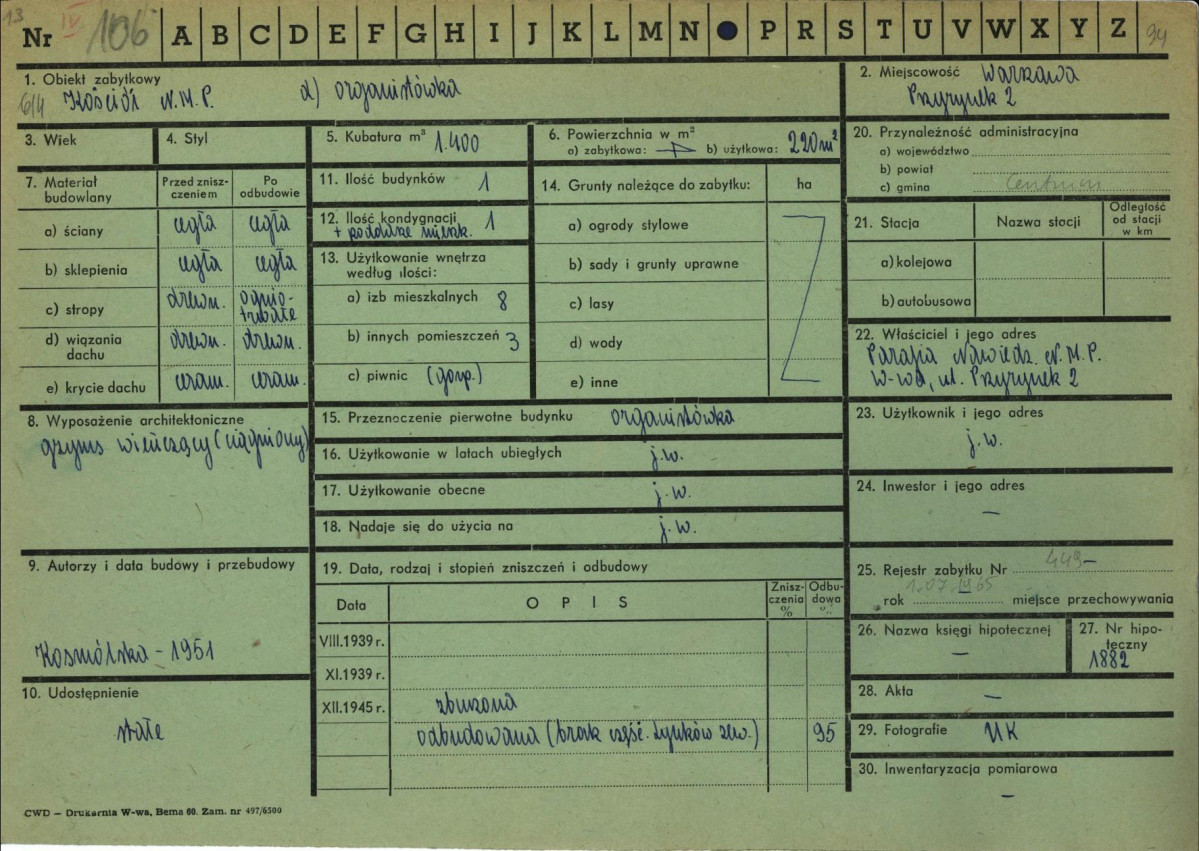 Karta zielona, skan nr 1