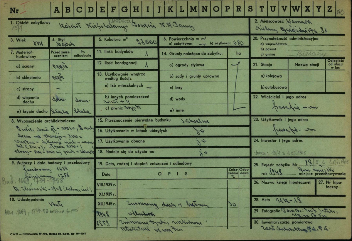 Karta zielona, skan nr 1