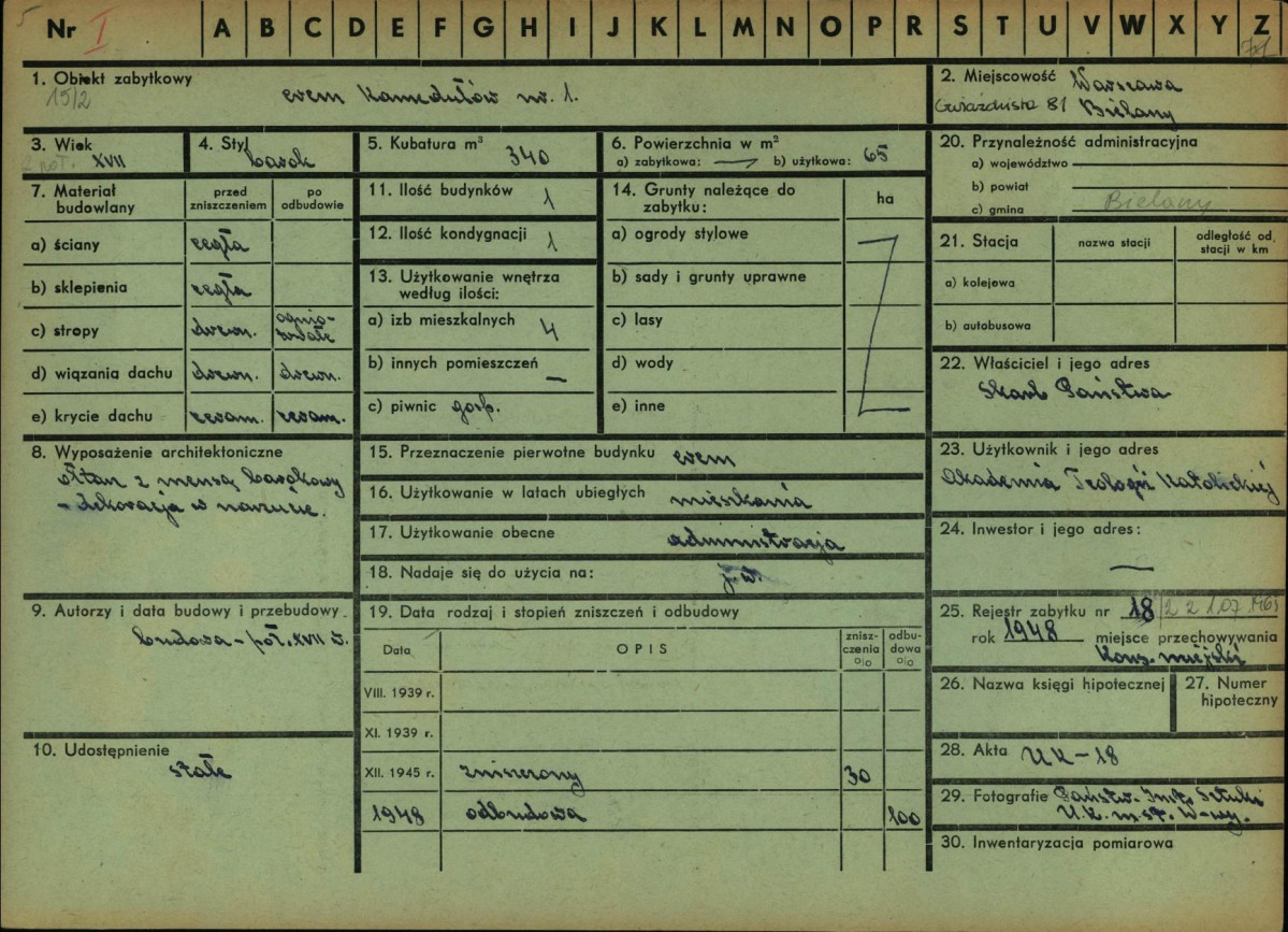 Karta zielona, skan nr 1