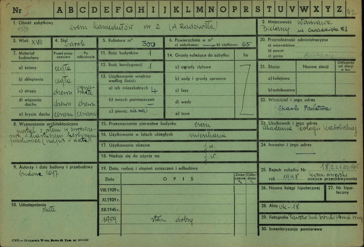 Karta zielona, skan nr 1