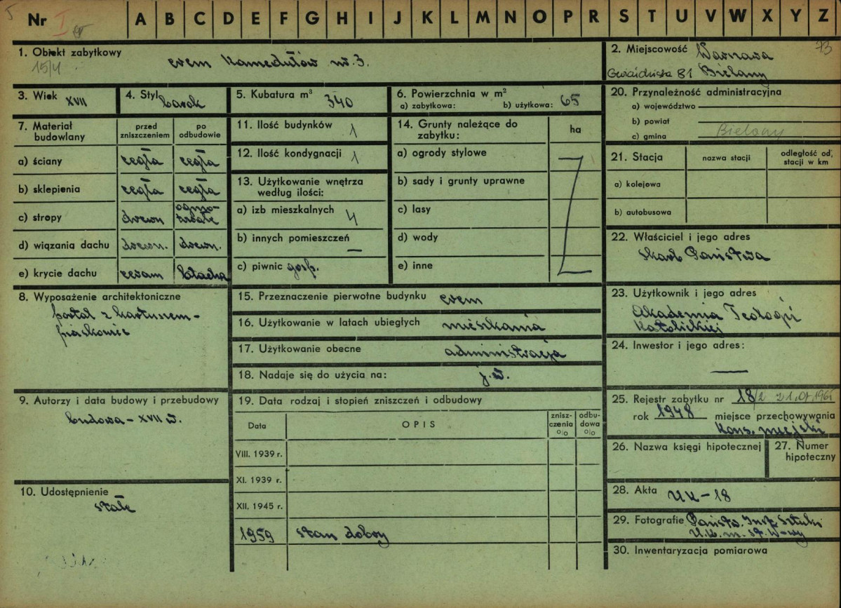 Karta zielona, skan nr 1