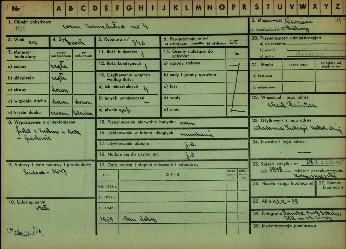 Karta zielona, skan nr 1