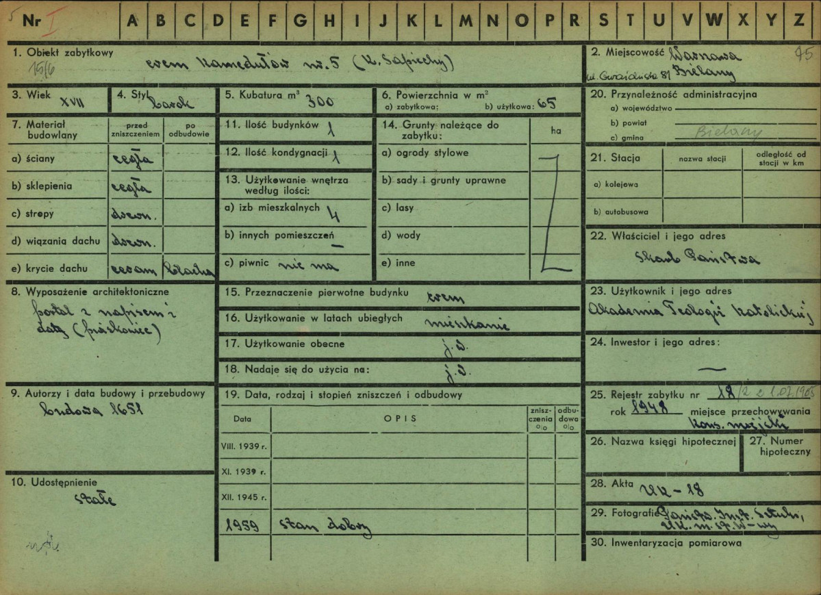Karta zielona, skan nr 1