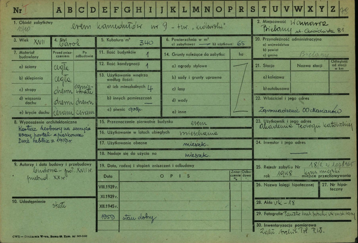 Karta zielona, skan nr 1
