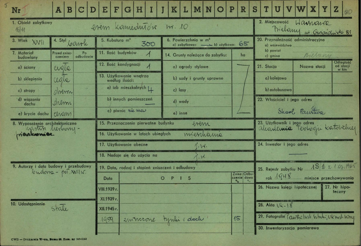 Karta zielona, skan nr 1