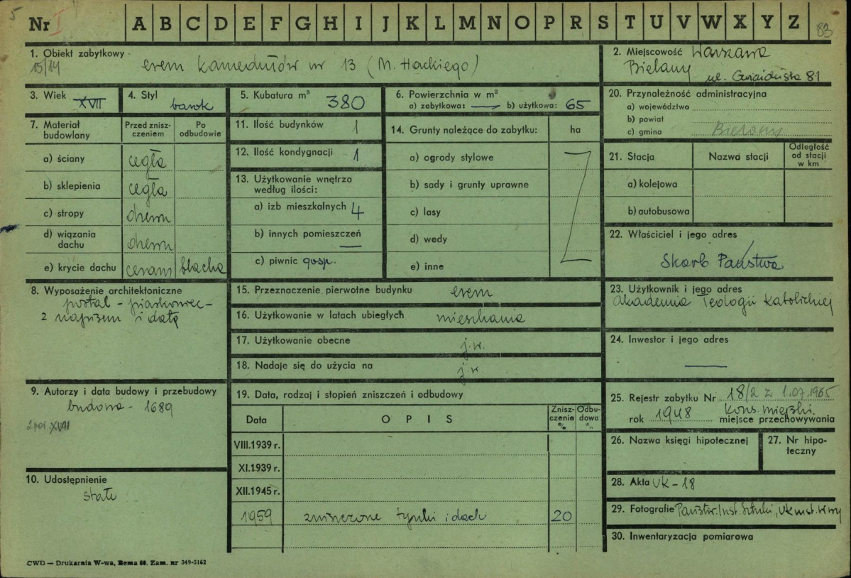 Karta zielona, skan nr 1