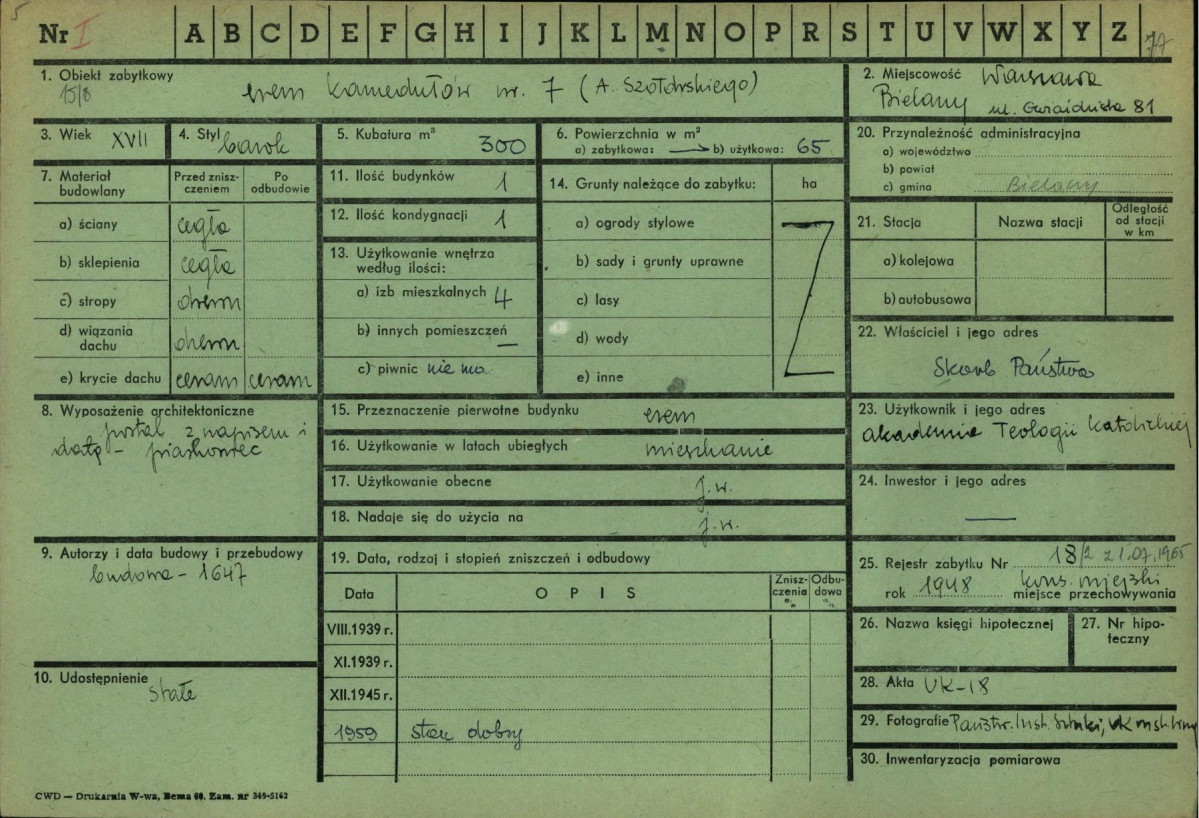 Karta zielona, skan nr 1