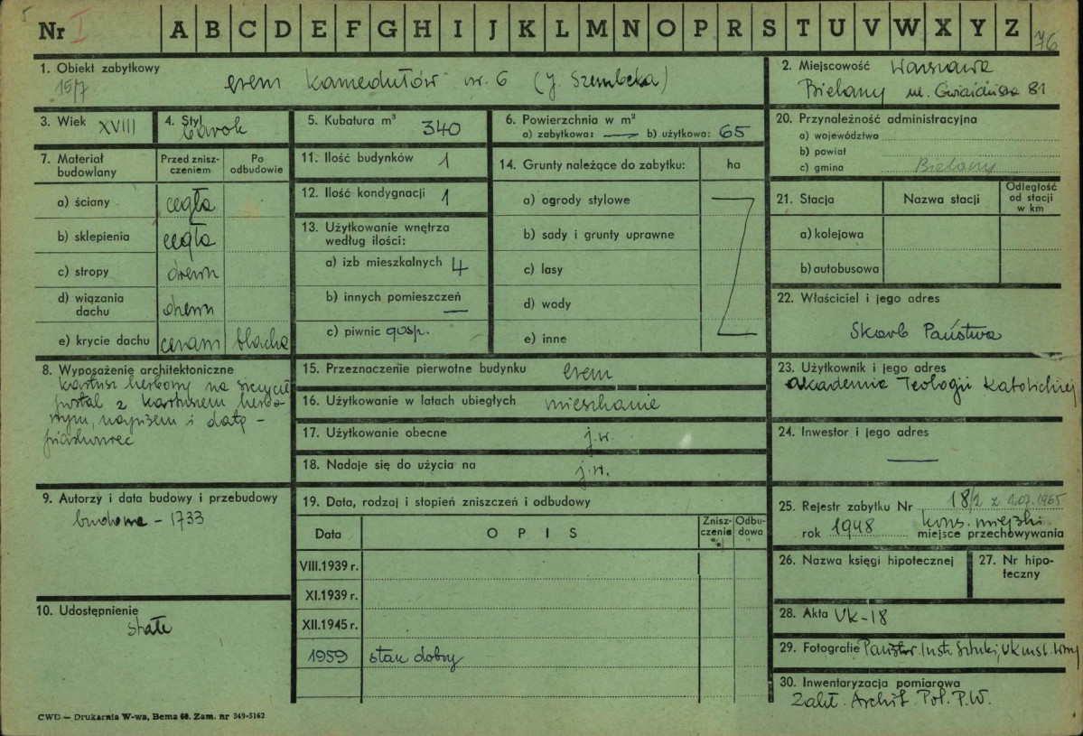Karta zielona, skan nr 1