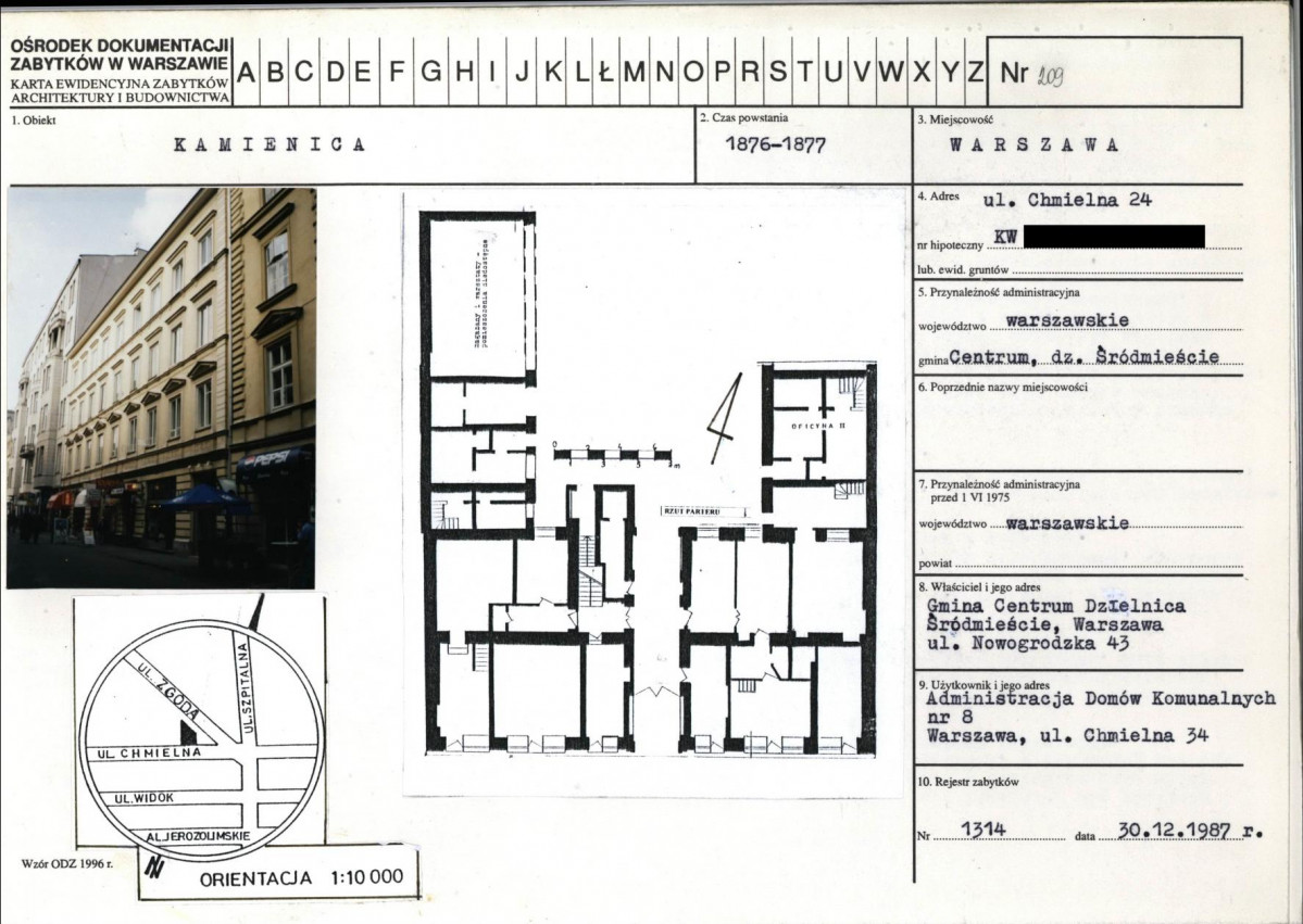KB - Karta biała, skan nr 1