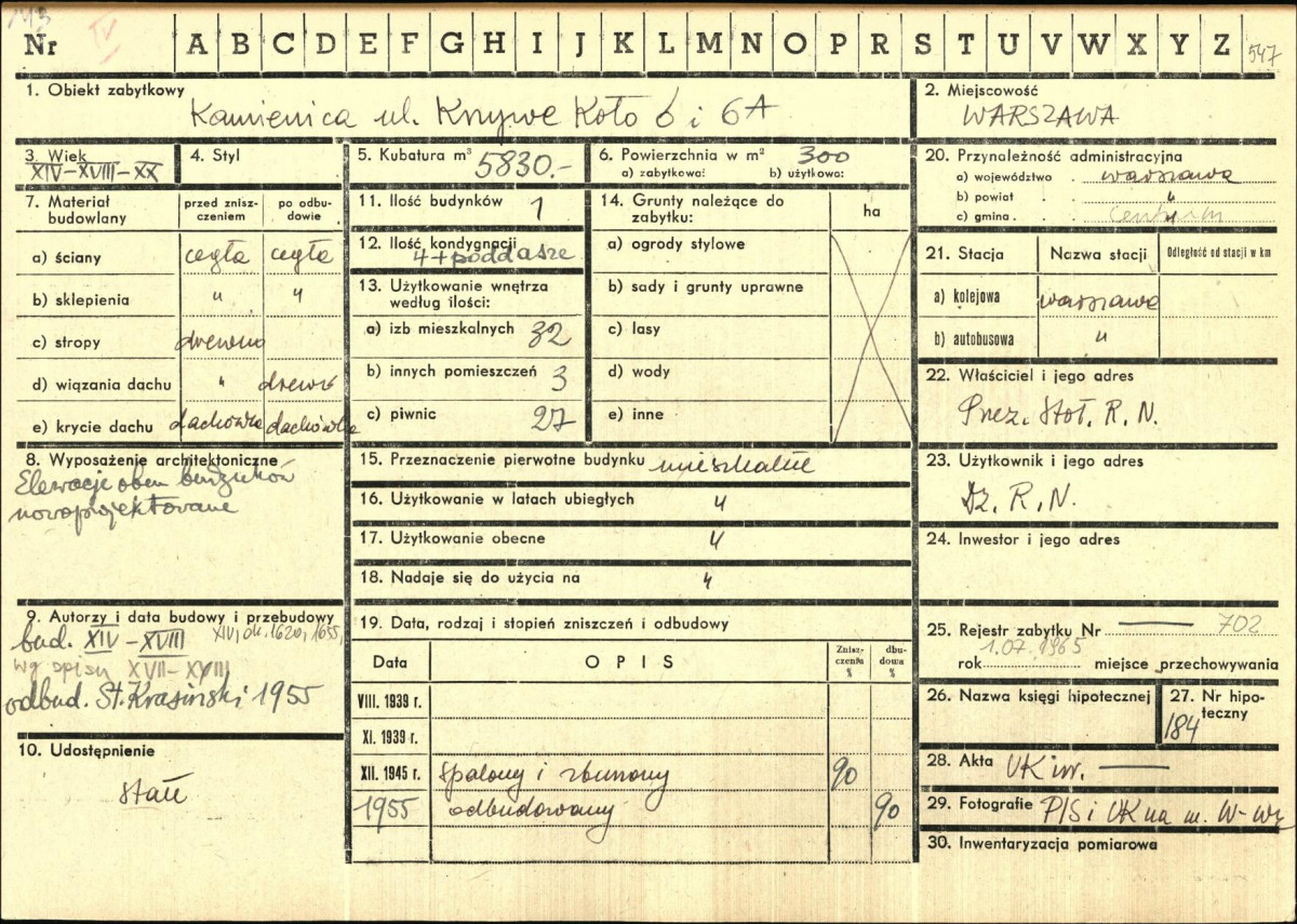 KZ - Karta zielona, skan nr 1