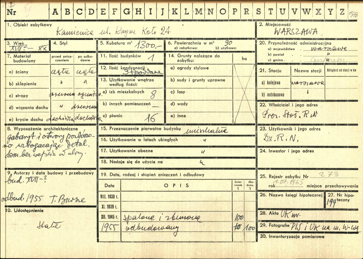 KZ - Karta zielona, skan nr 1