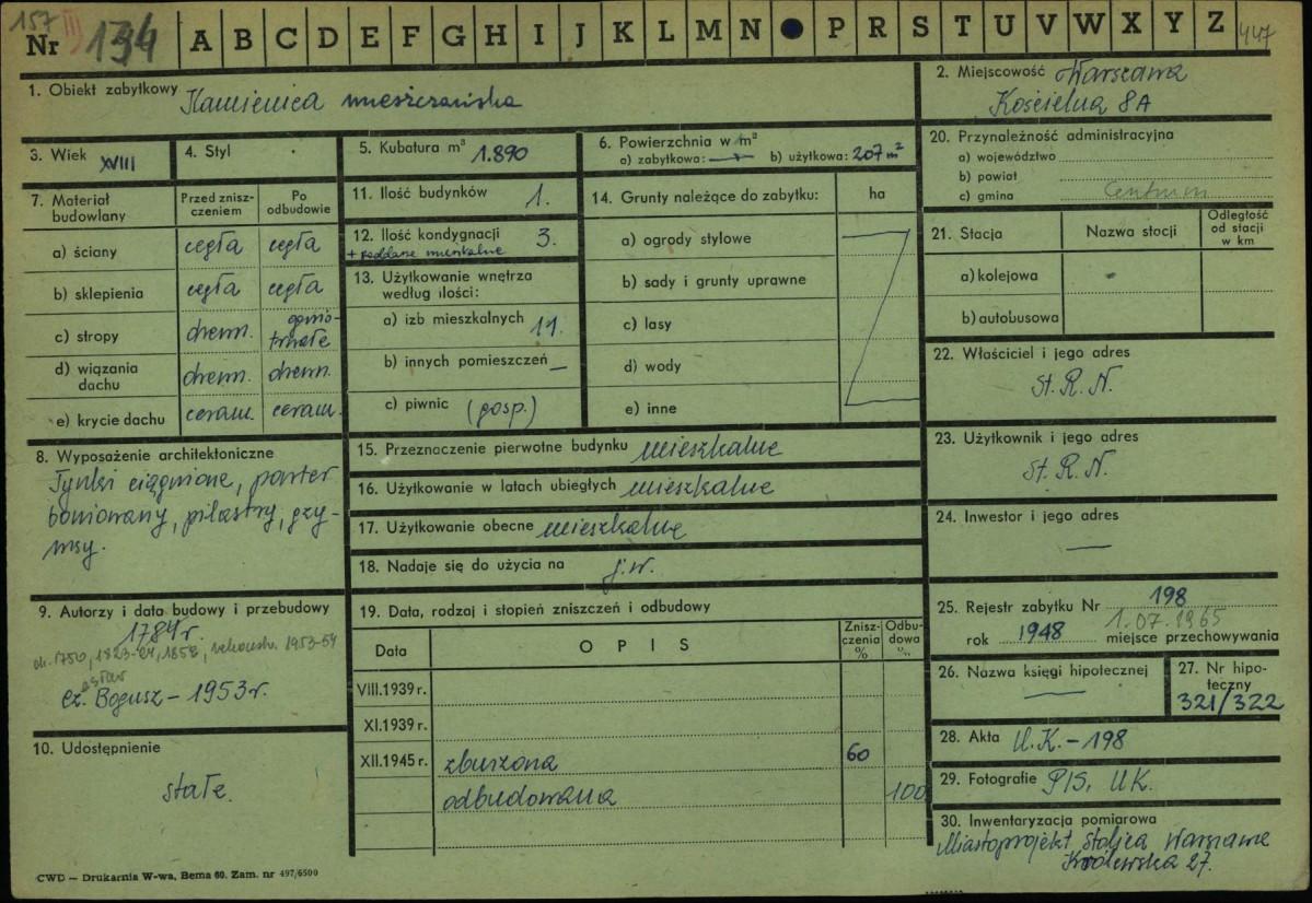 KZ - Karta zielona, skan nr 1
