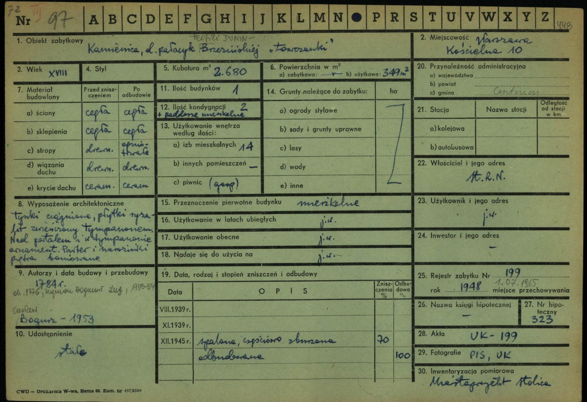 Karta zielona, skan nr 1