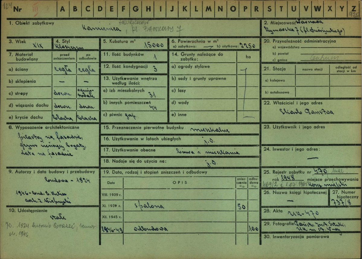 KZ - Karta zielona, skan nr 1