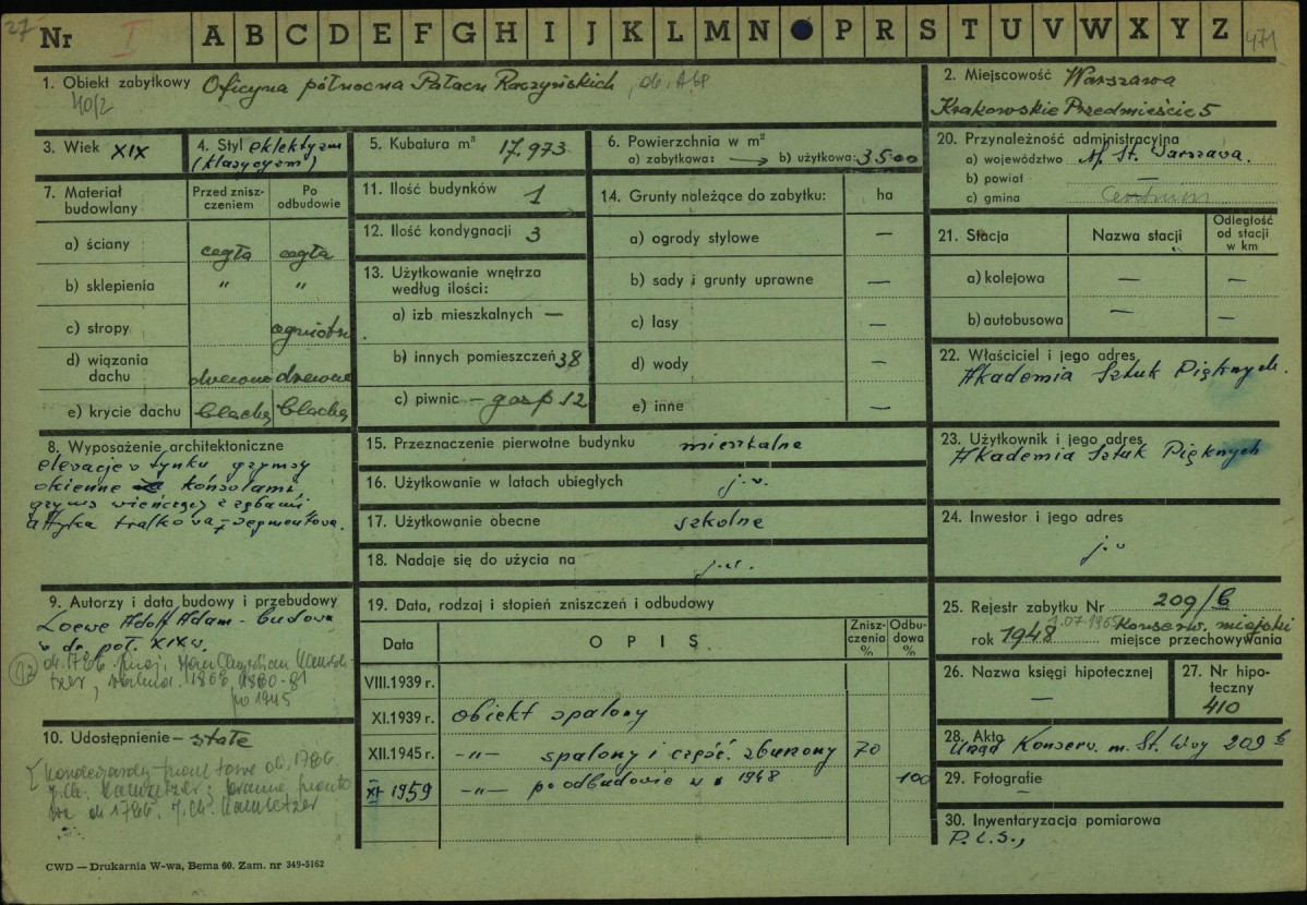 Karta zielona, skan nr 1