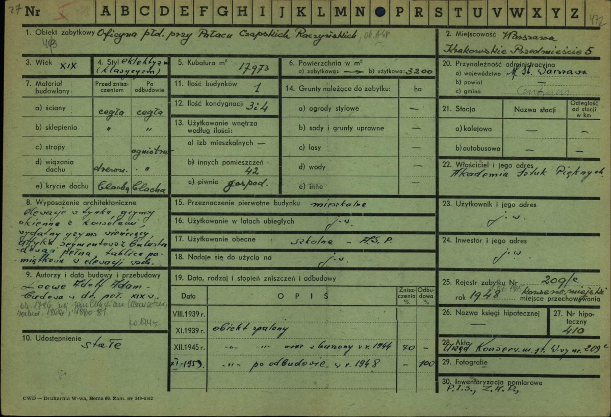 Karta zielona, skan nr 1