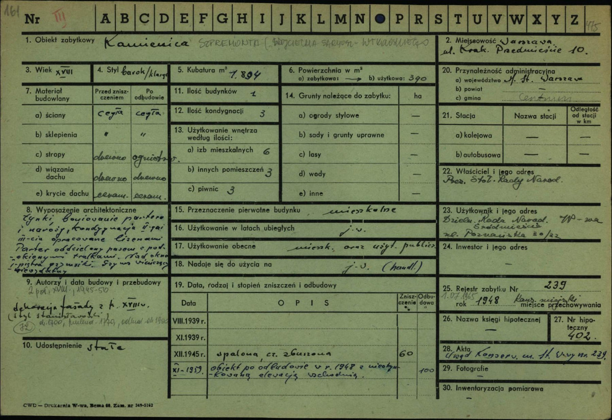 KZ - Karta zielona, skan nr 1