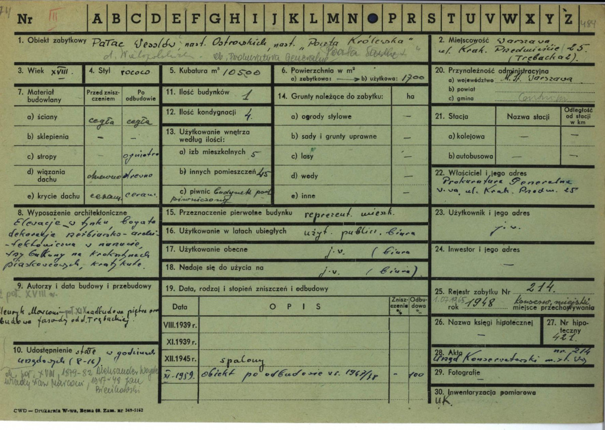 Karta zielona, skan nr 1