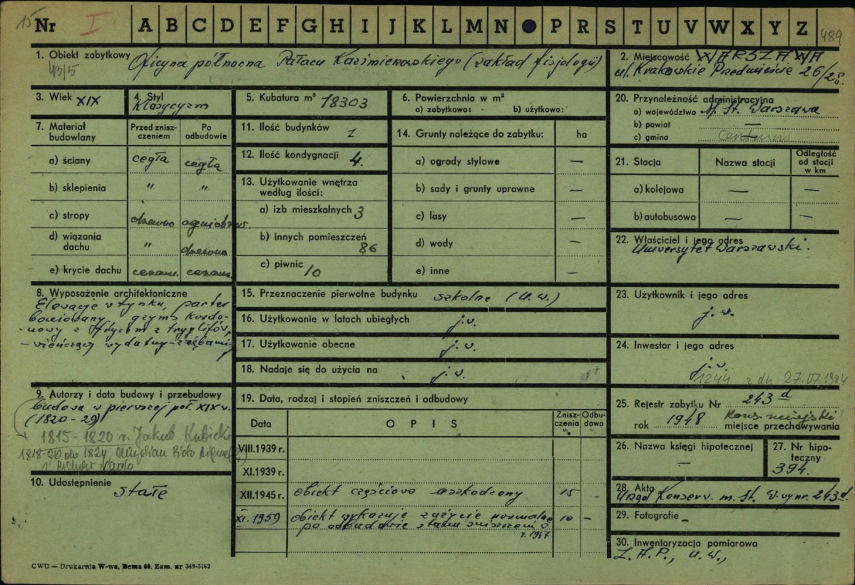 Karta zielona, skan nr 1