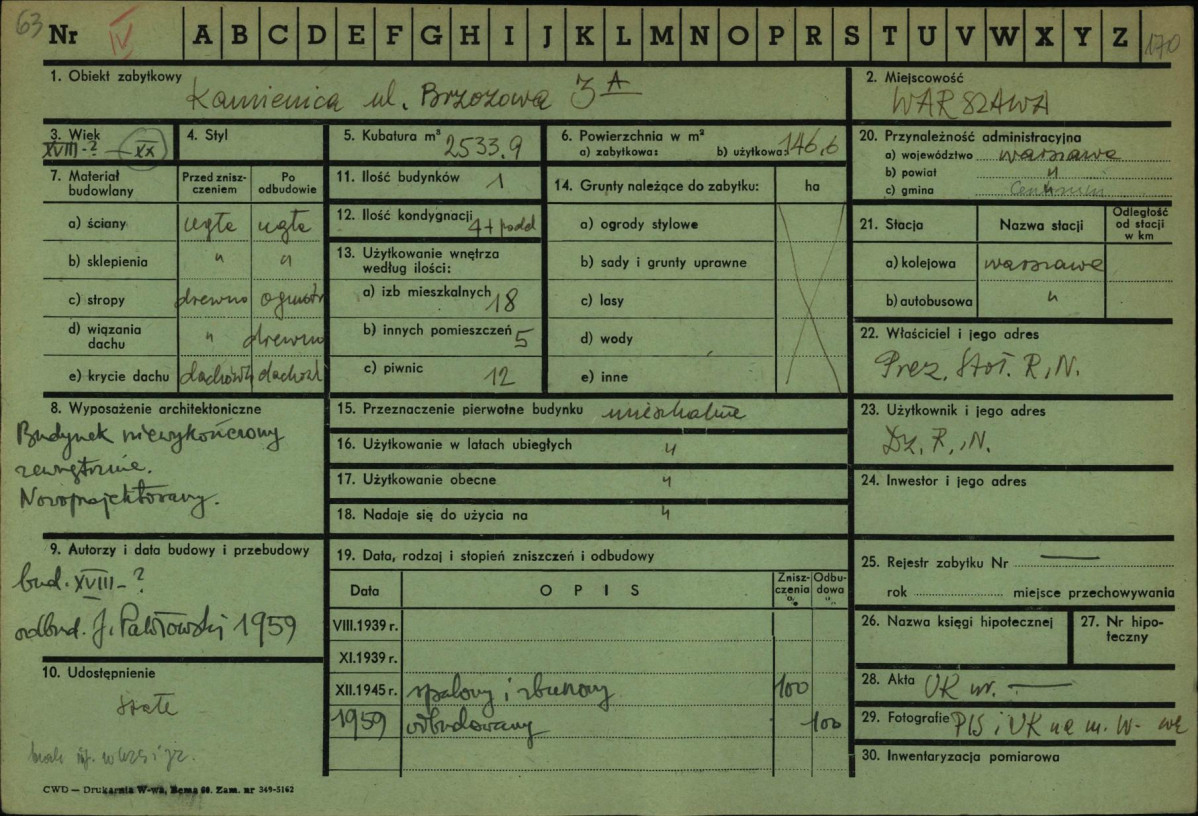 Karta zielona, skan nr 1