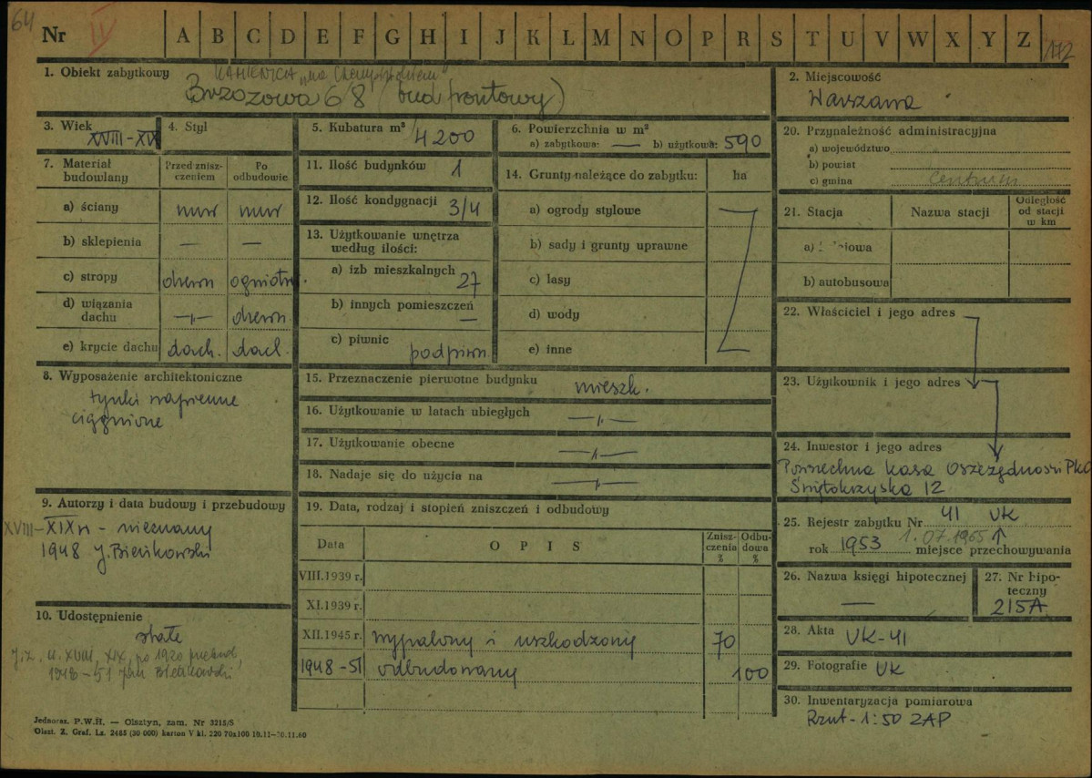 KZ - Karta zielona, skan nr 1